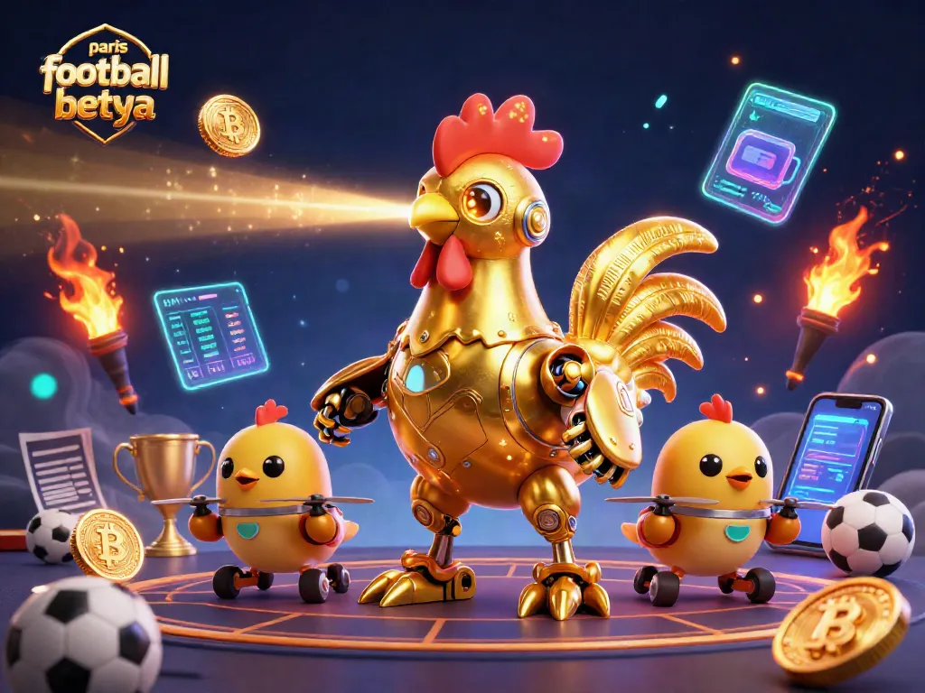 Place your bets with paris football betya in this vibrant sports betting illustration.