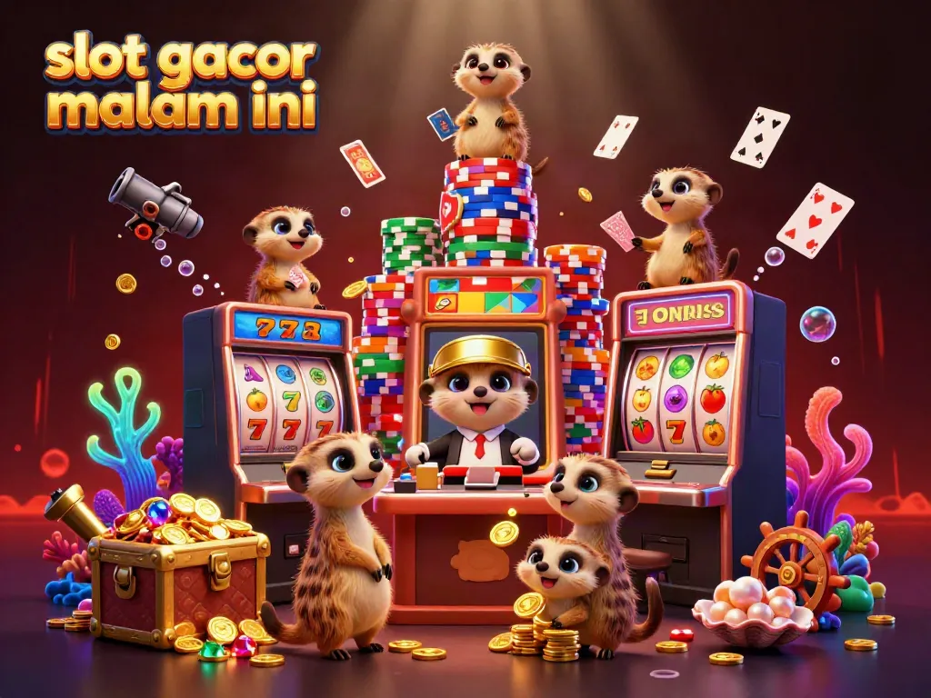 Memahami cara menang di slot gacor malam ini dengan meerkats beroperasi kasino slot yang ramai dan jumlah jackpot menarik.