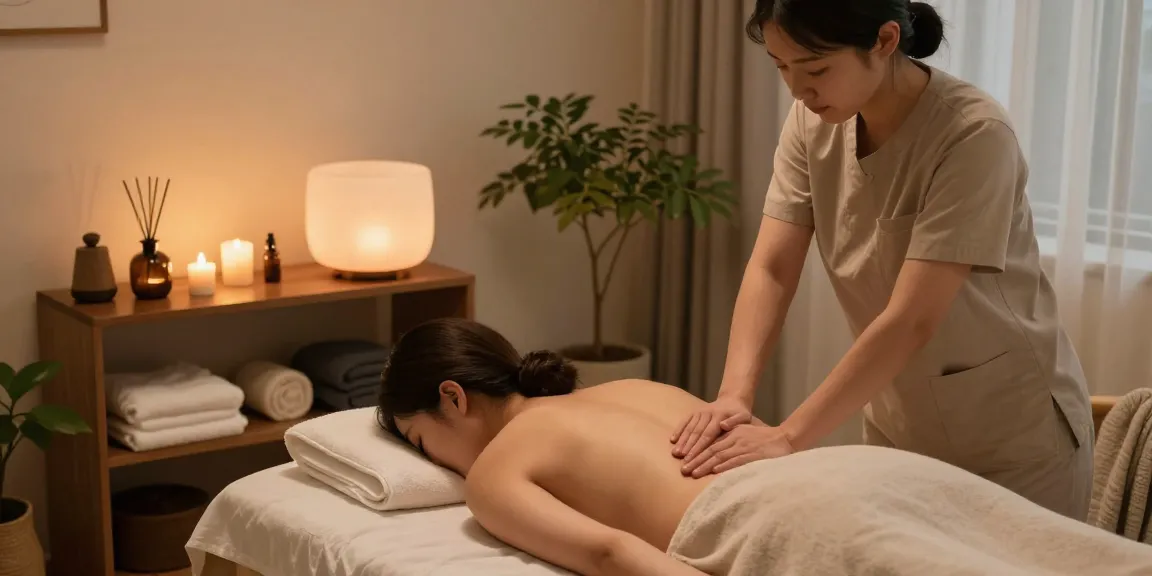 의정부출장안마을 위한 편안한 마사지 치료 환경을 보여주는 이미지