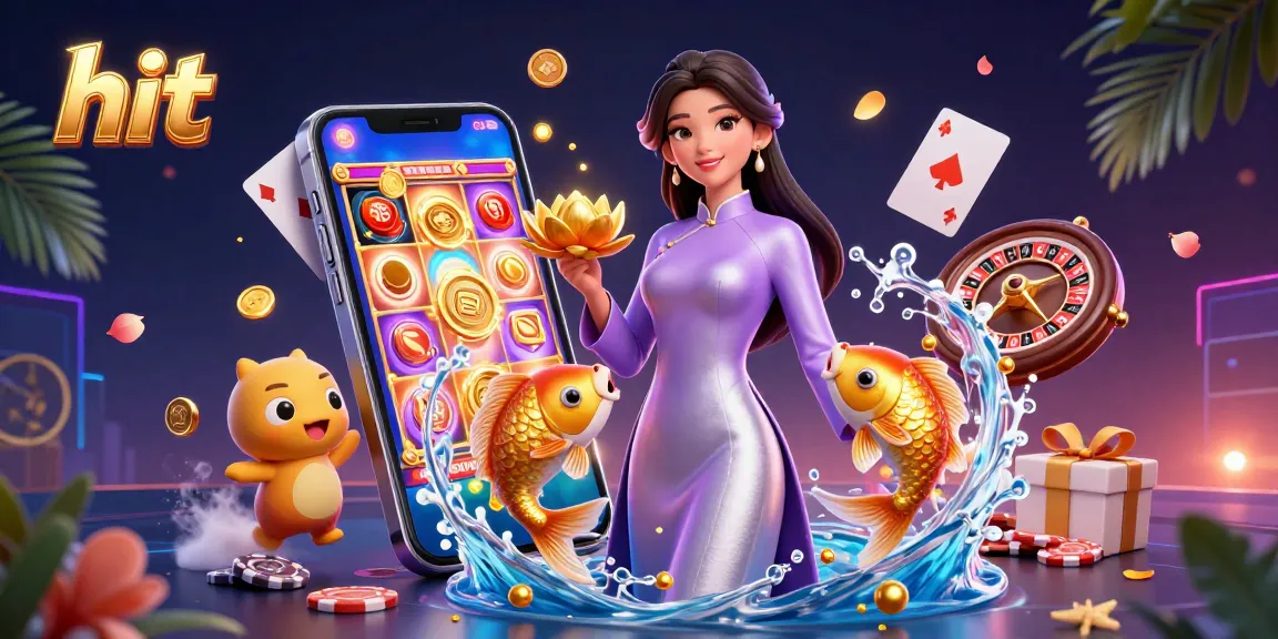 Engage with hit by immersing in a vibrant Asian-themed casino experience with colorful slot games.