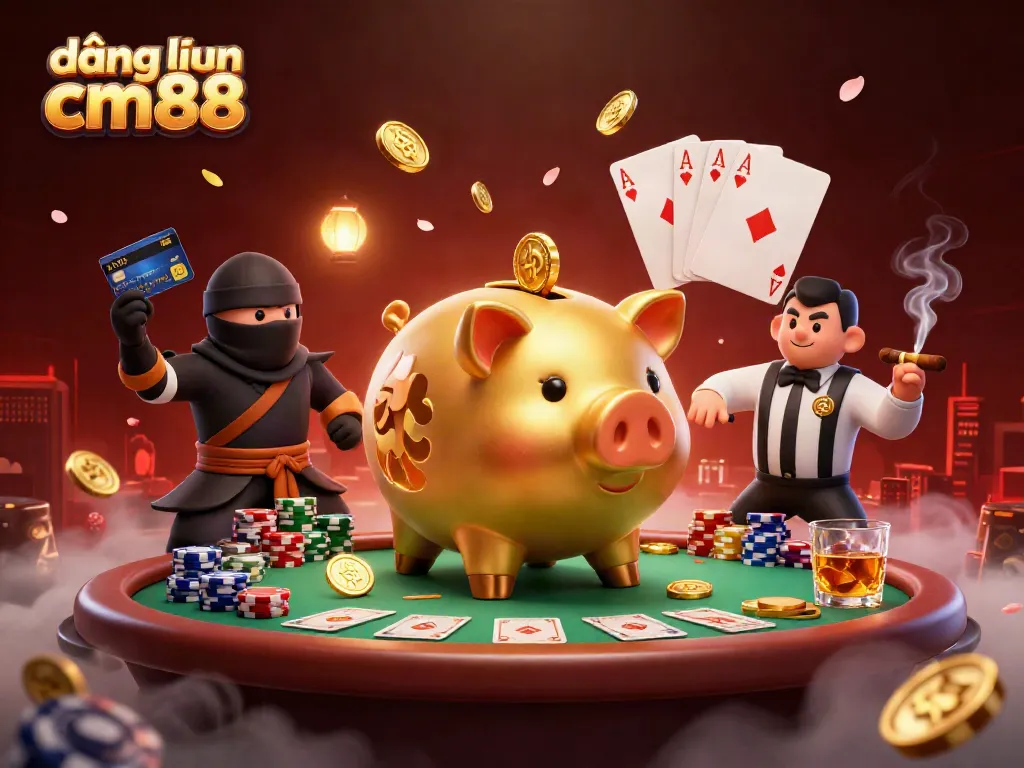 Experience the thrill with đăng nhập cm88, featuring dynamic casino characters and vibrant gameplay elements.