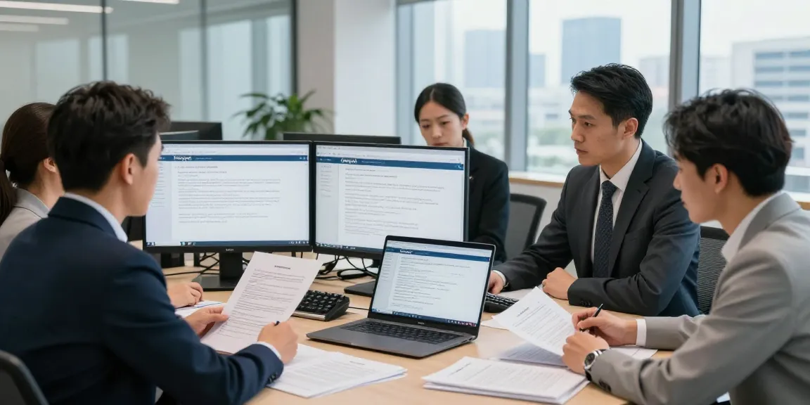 Valken Legal — Interpol Red Notice lawyers collaborating in an office to analyze client cases.