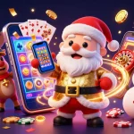 Experience the excitement of s666 casino with Santa and friends celebrating jackpots!