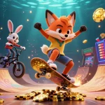 Experience thrilling gameplay at new88 with dynamic casino illustrations featuring exciting characters and vibrant elements.
