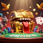 Betting on exciting moments with gavangtvs as the treasure chest beckons viewers in a thrilling scene.