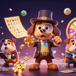 Experience thrilling gaming moments with s8inc's vibrant 3D illustration featuring detective characters and exciting casino elements.