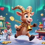 Experience nagacor 181 at a lively casino where Krampus and friends bring excitement with slot machines and festive fun.