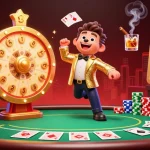 Experience thrilling moments at xn88 with a vibrant scene of gaming excitement featuring a charismatic game show host.