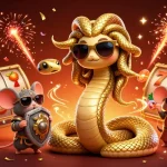 Jouez sur le casino en ligne francais avec une illustration dynamique de Medusa et un guerrier souris.