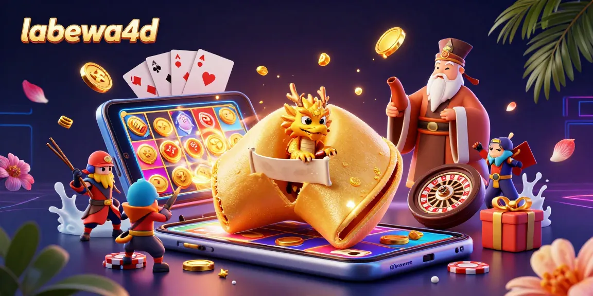 Permainan yang menarik di labewa4d, dengan karakter unik dan elemen kasino yang dinamis.